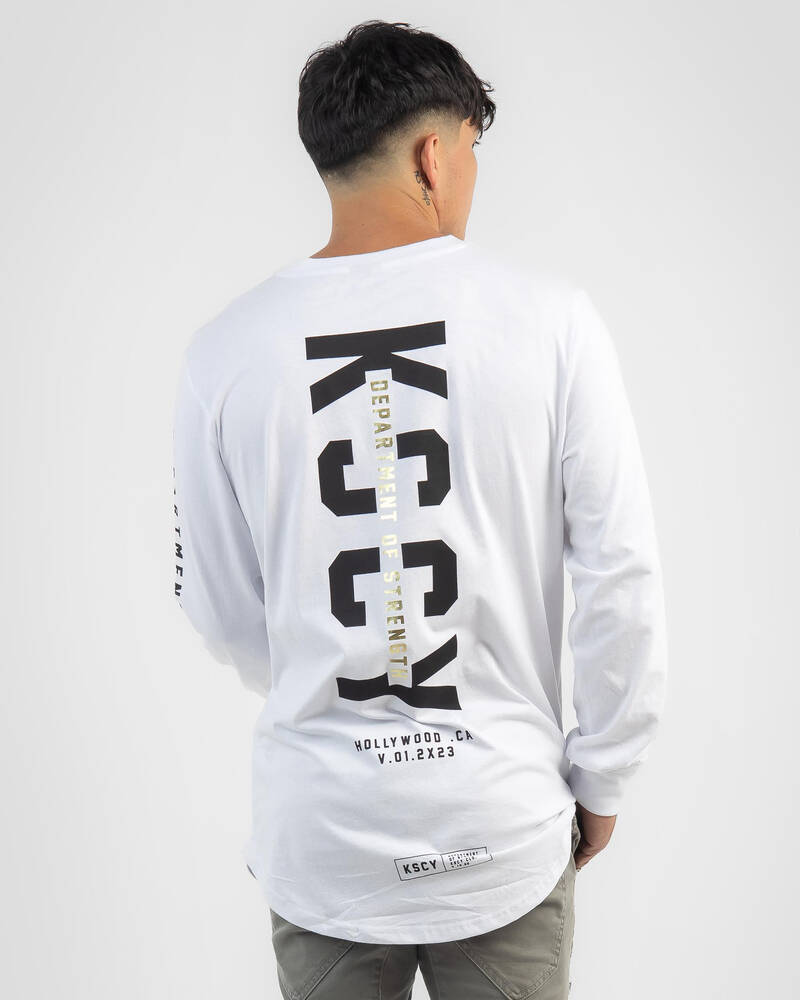 Kiss Chacey Zenia Dual Curved Long Sleeve T-Shirt for Mens