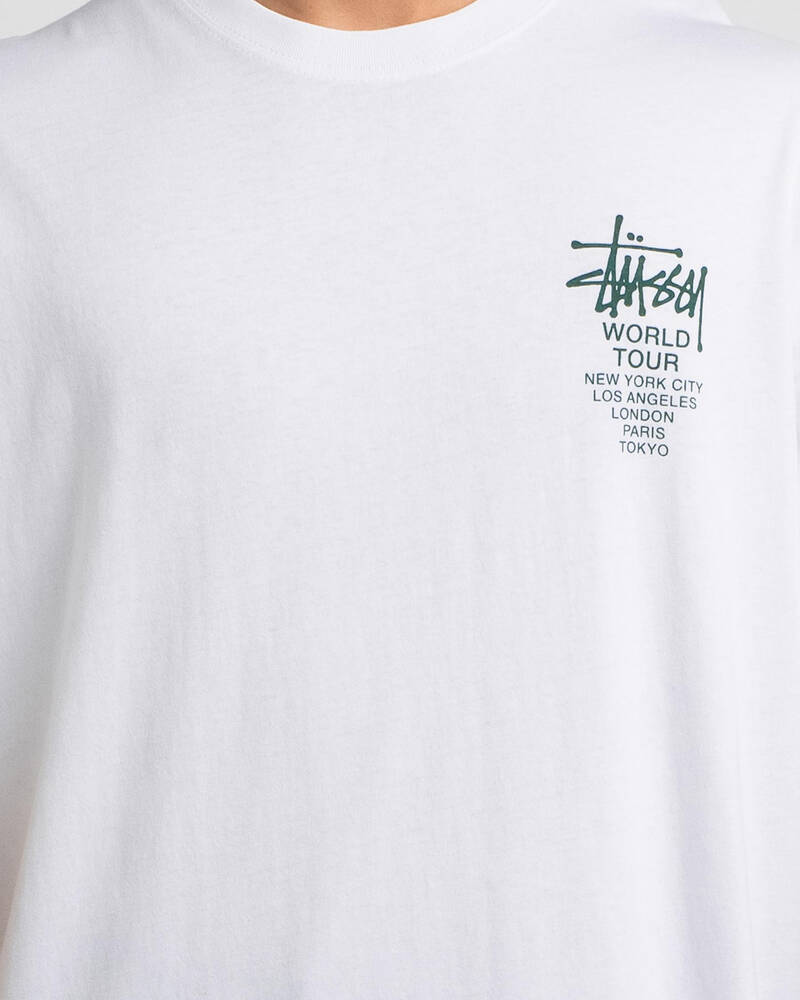 Stussy World Tour T-Shirt for Mens