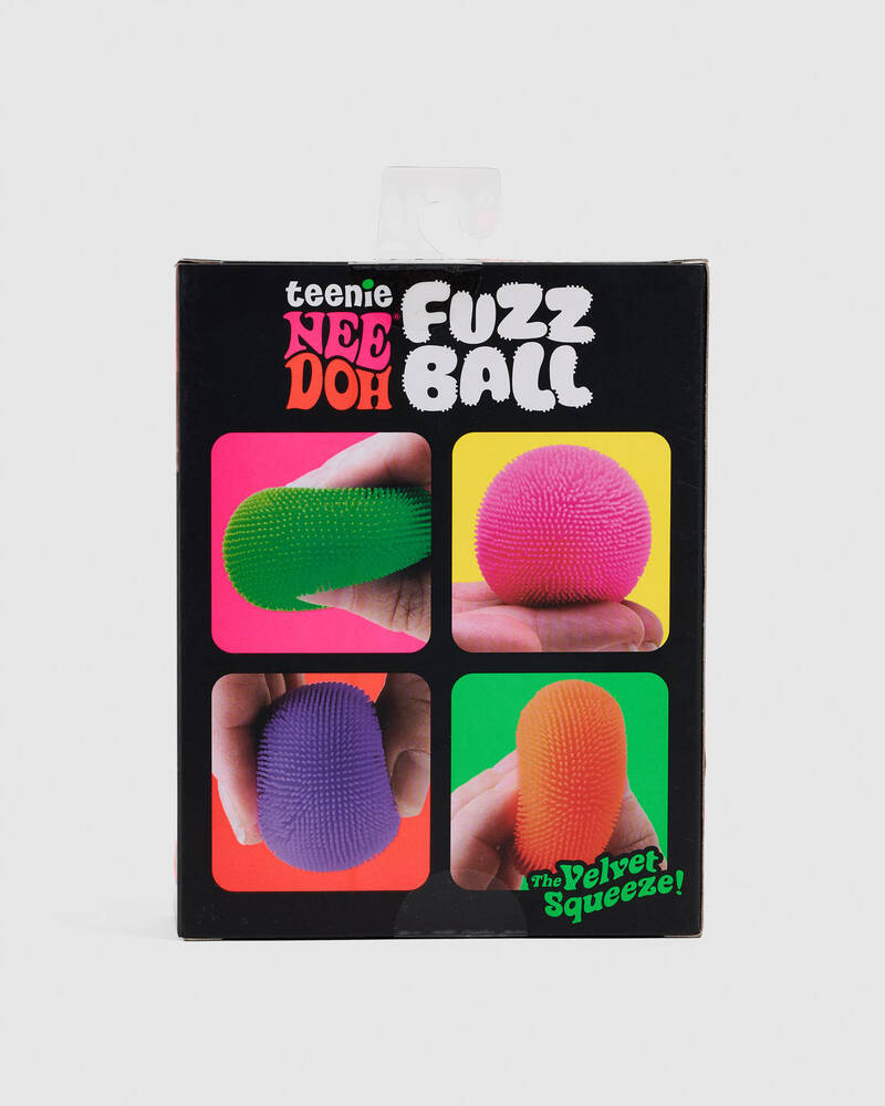 Schylling NeeDoh Fuzz Ball Teenie 4 Pack Squishy Fidget Toy for Unisex