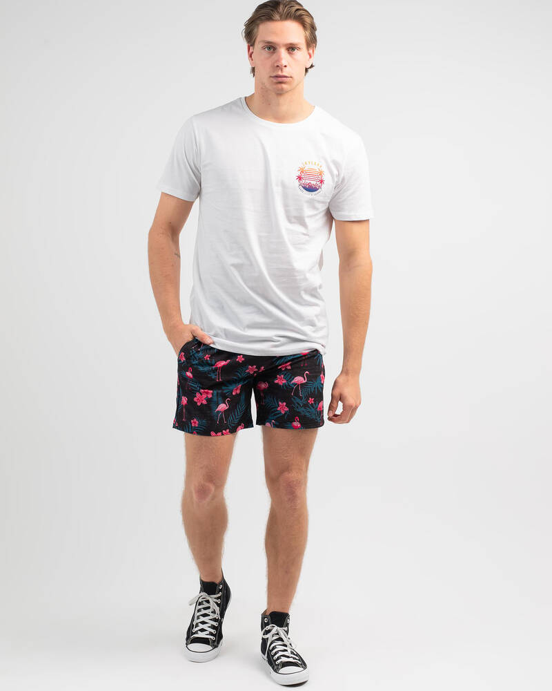 Skylark Bloomed Mully Shorts for Mens