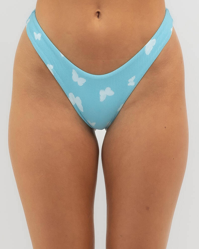 Topanga Harmoni Butterfly High Cut Bikini Bottom for Womens