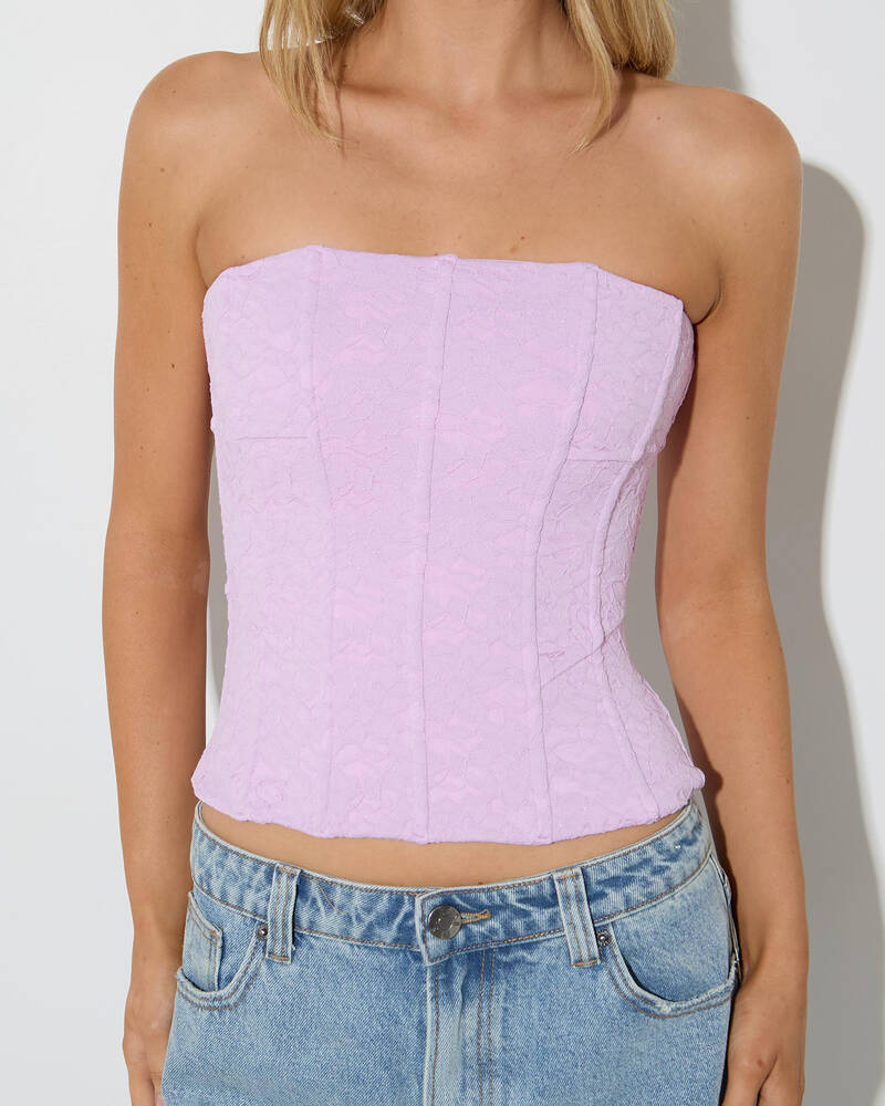 Ava And Ever Meli Lace Corset Top for Womens