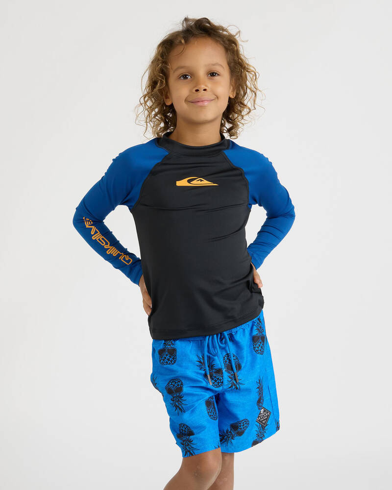 Quiksilver Toddlers' Everyday UPF50 Long Sleeve Rash Vest for Mens