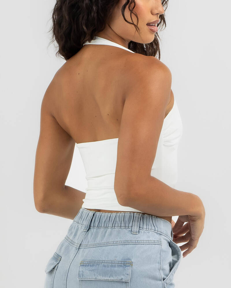 Thanne Matilda Halter Neck Top for Womens