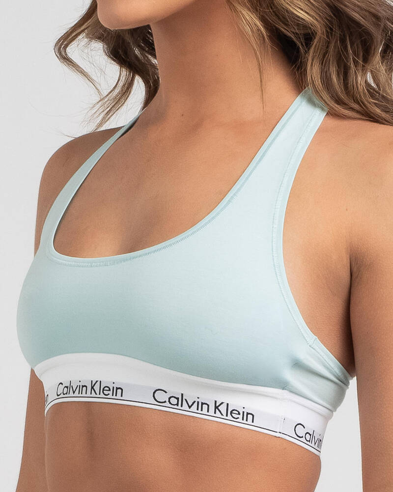 Calvin Klein Cotton Unlined Bralette for Womens