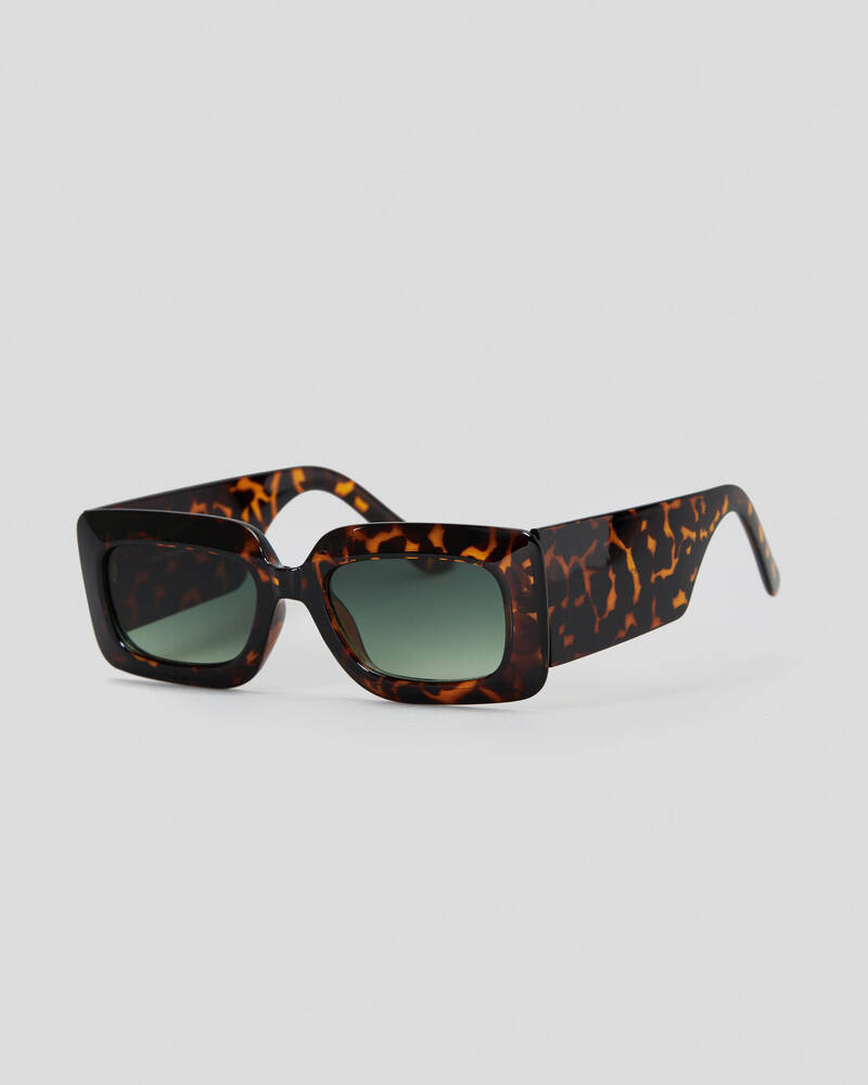 Shop Indie Eyewear Hamilton Sunglasses In Tort/gd Olive Fast Shipping