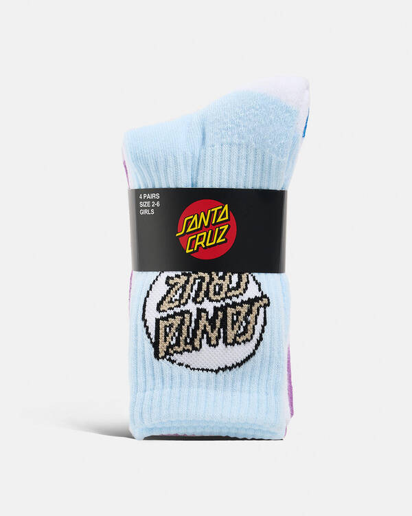 Santa Cruz Girls' Other Dot Crew Sock Pack for Womens