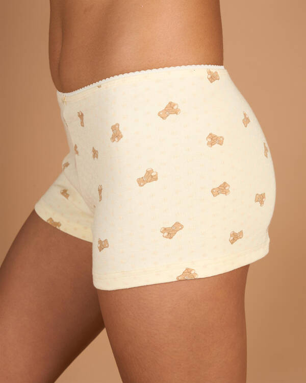 Malibu Lounge Yogi Bear Shorts for Womens