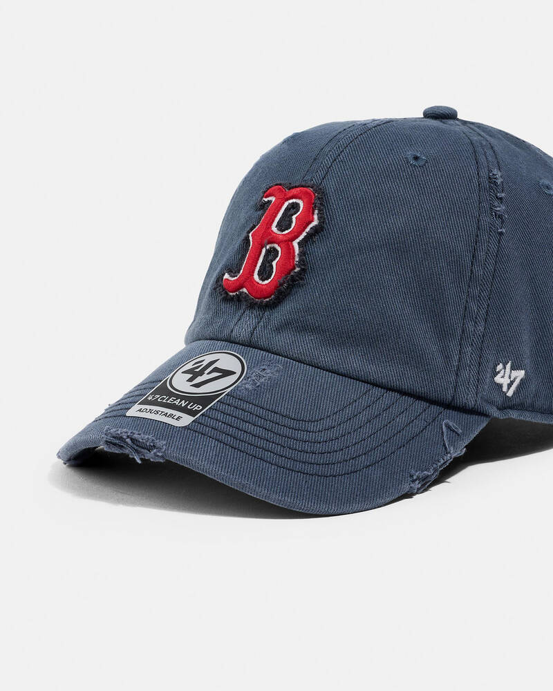 Forty Seven Boston Red Sox Well Worn Clean Up Cap for Mens