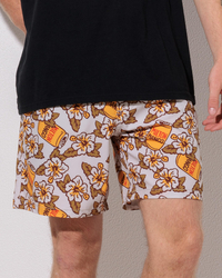 Milton Mango Euphoric Vintage Beach Shorts for Mens image number null