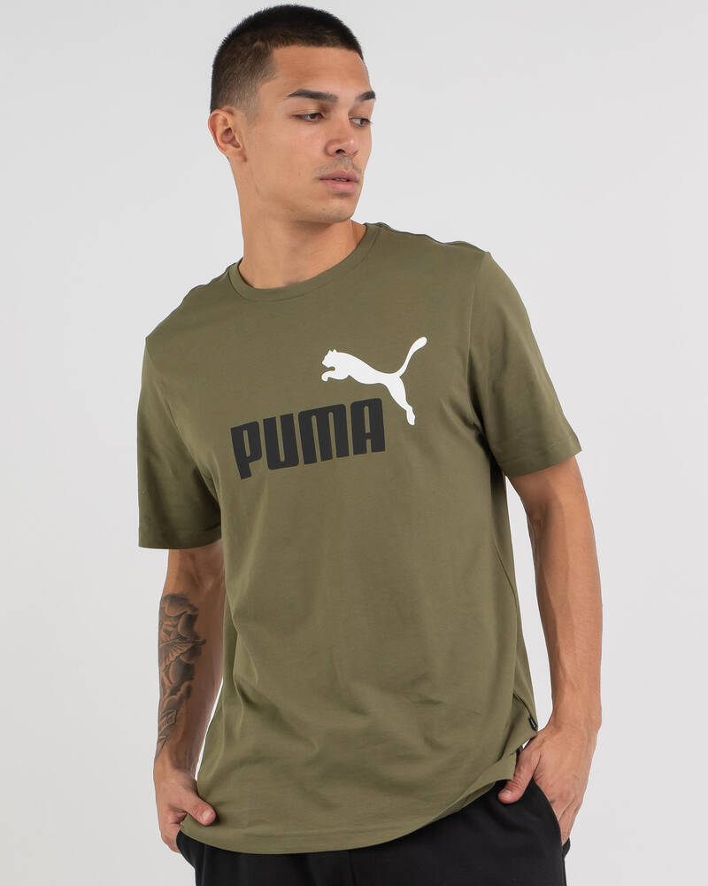 Puma ESS+ 2 Logo T-Shirt for Mens