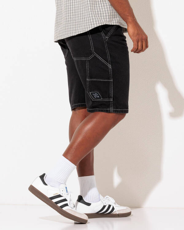Lucid League Denim Walk Shorts for Mens