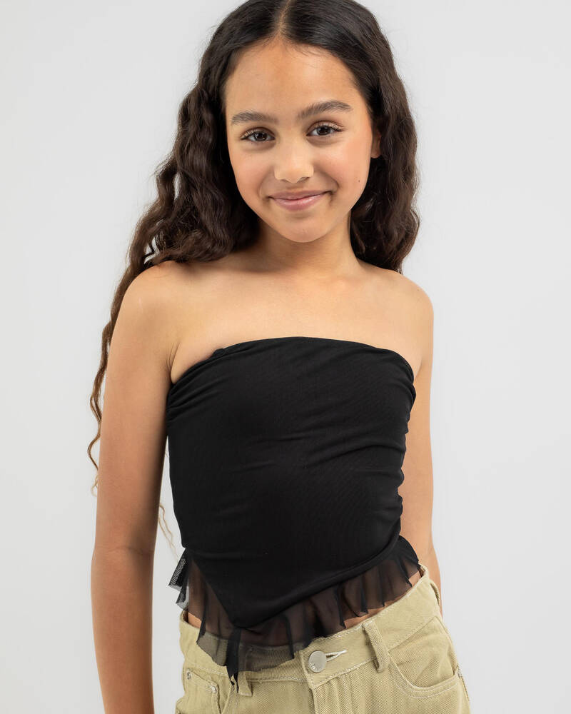 Ava And Ever Girls' Troy Mesh Tube Top for Womens