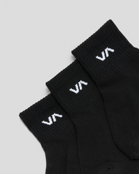 RVCA Women's VA Mini Crew Sock Pack for Womens image number null