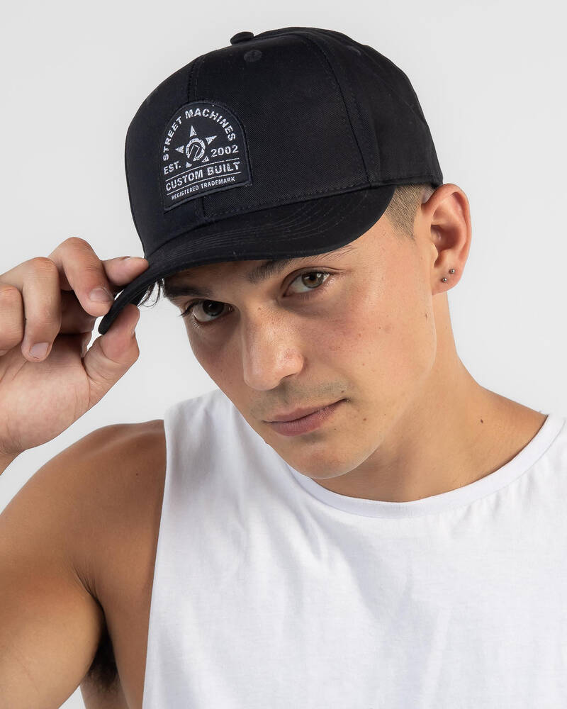 Unit Dawn Curve Peak Snapback Cap for Mens