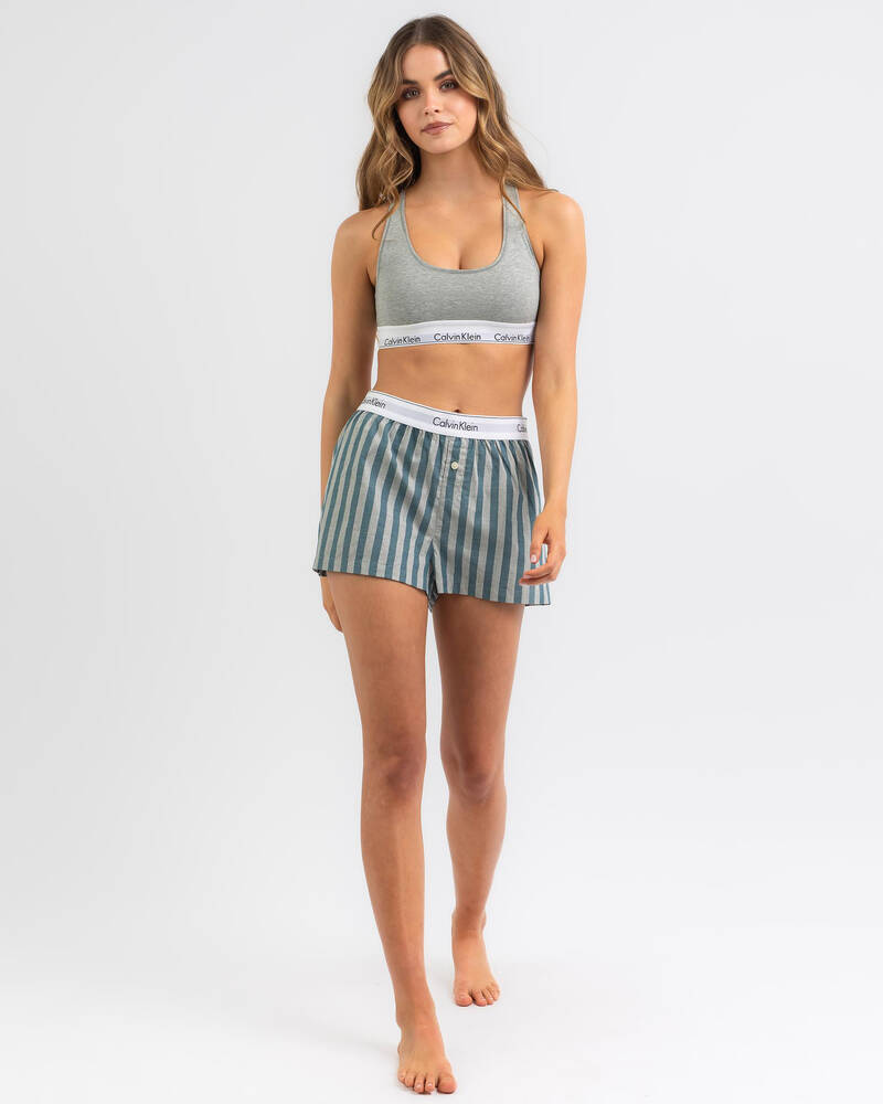 Calvin Klein Cotton Sleep Shorts for Womens