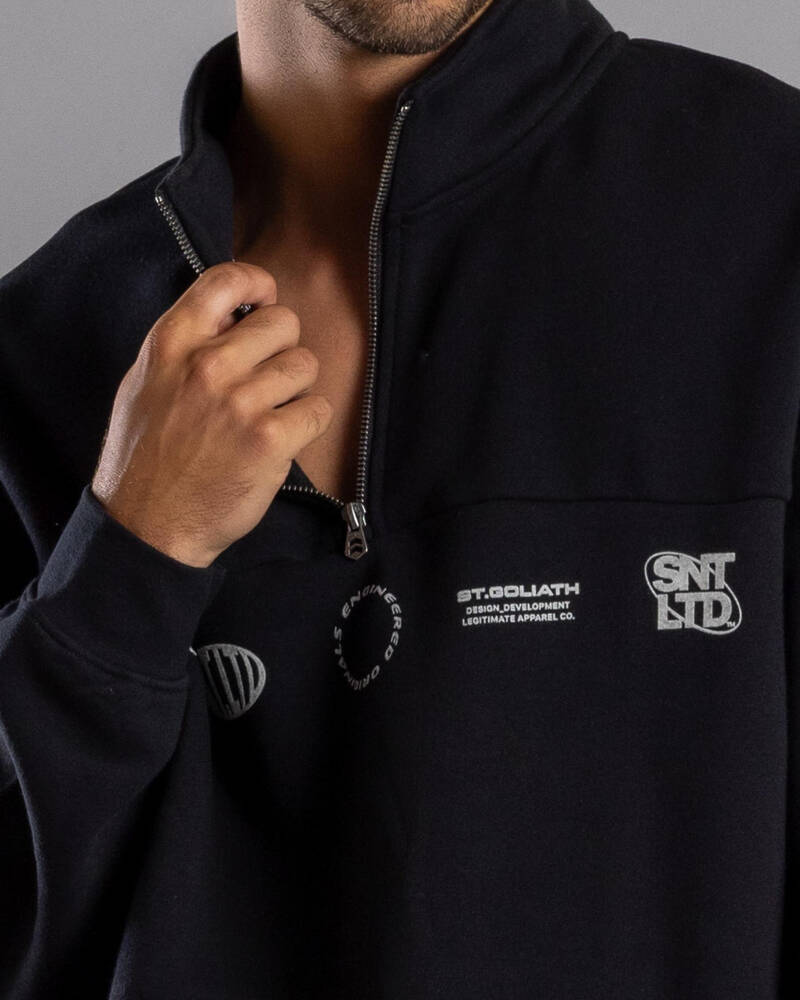 St. Goliath Intergrate 1/4 Zip Sweatshirt for Mens