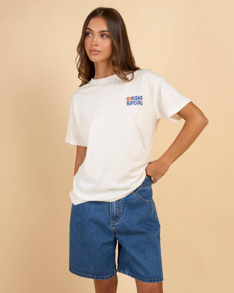 Rip Curl Aloha State Relaxed Fit T-Shirt for Womens