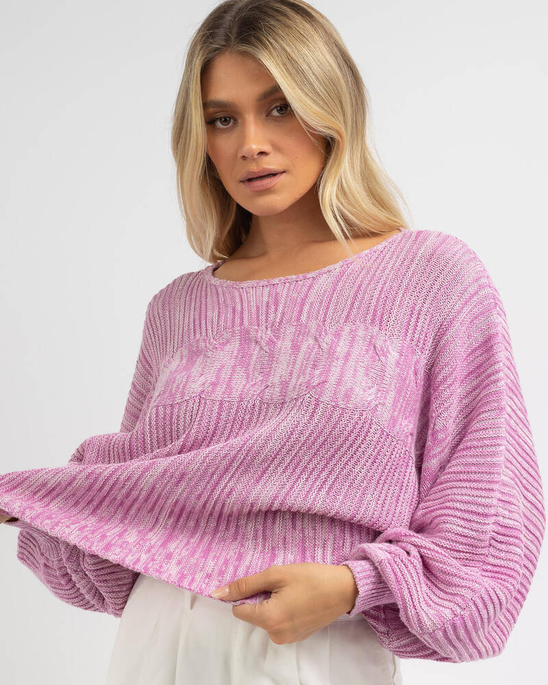 Mooloola Talking To The Moon Knit Jumper for Womens
