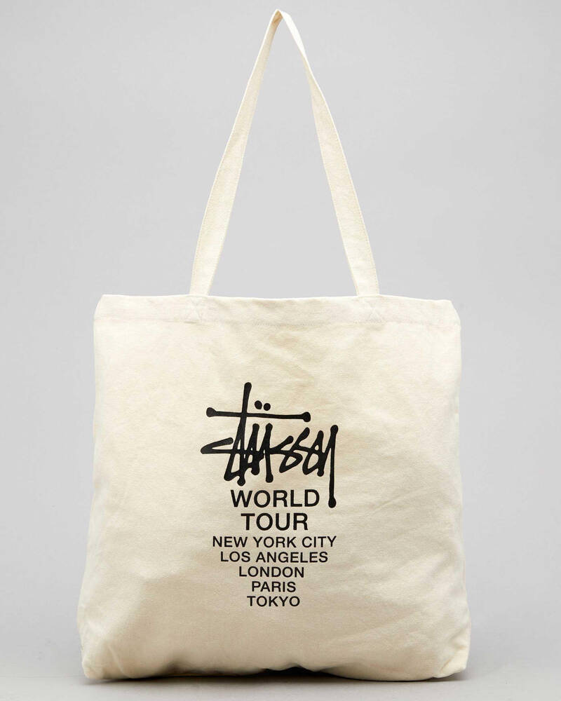 Stussy Graffiti World Tour Tote Bag for Mens