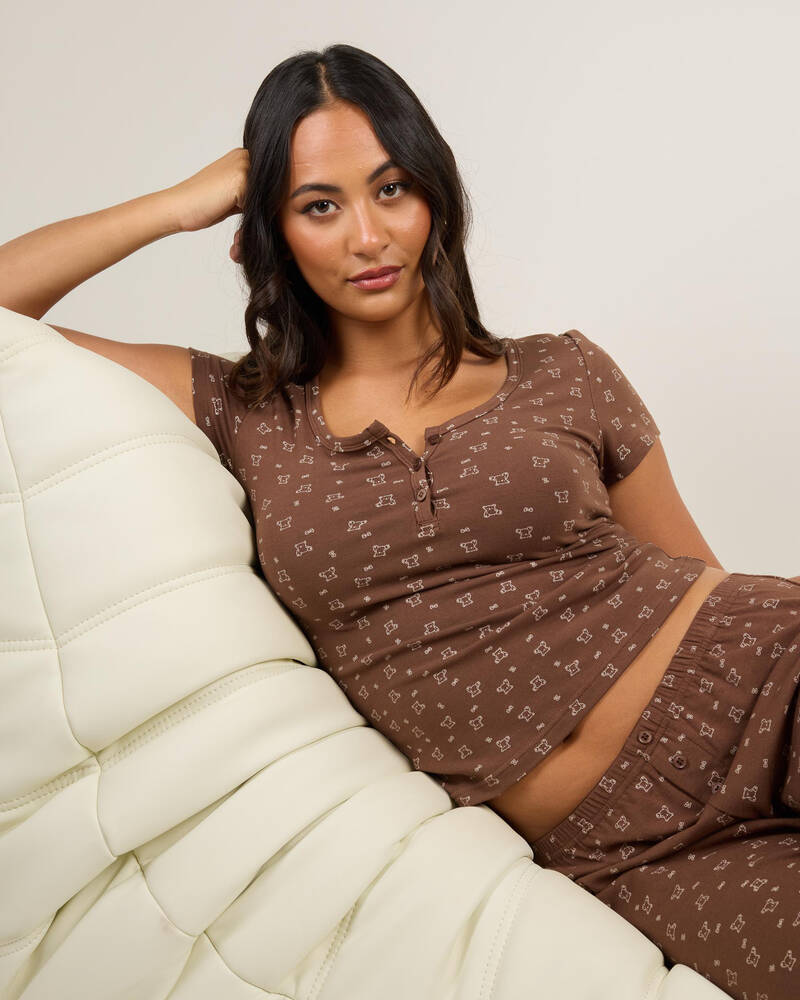 Malibu Lounge Humphrey Bear Tee for Womens