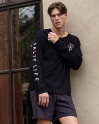 Salty Life Sink Or Swim Long Sleeve T-Shirt for Mens image number null