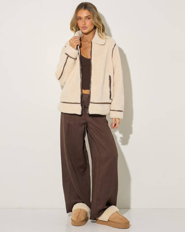 Ava And Ever Veil Teddy Jacket for Womens