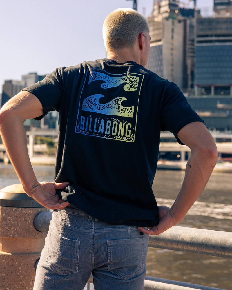 Billabong Crayon Wave Short Sleeve T-Shirt for Mens