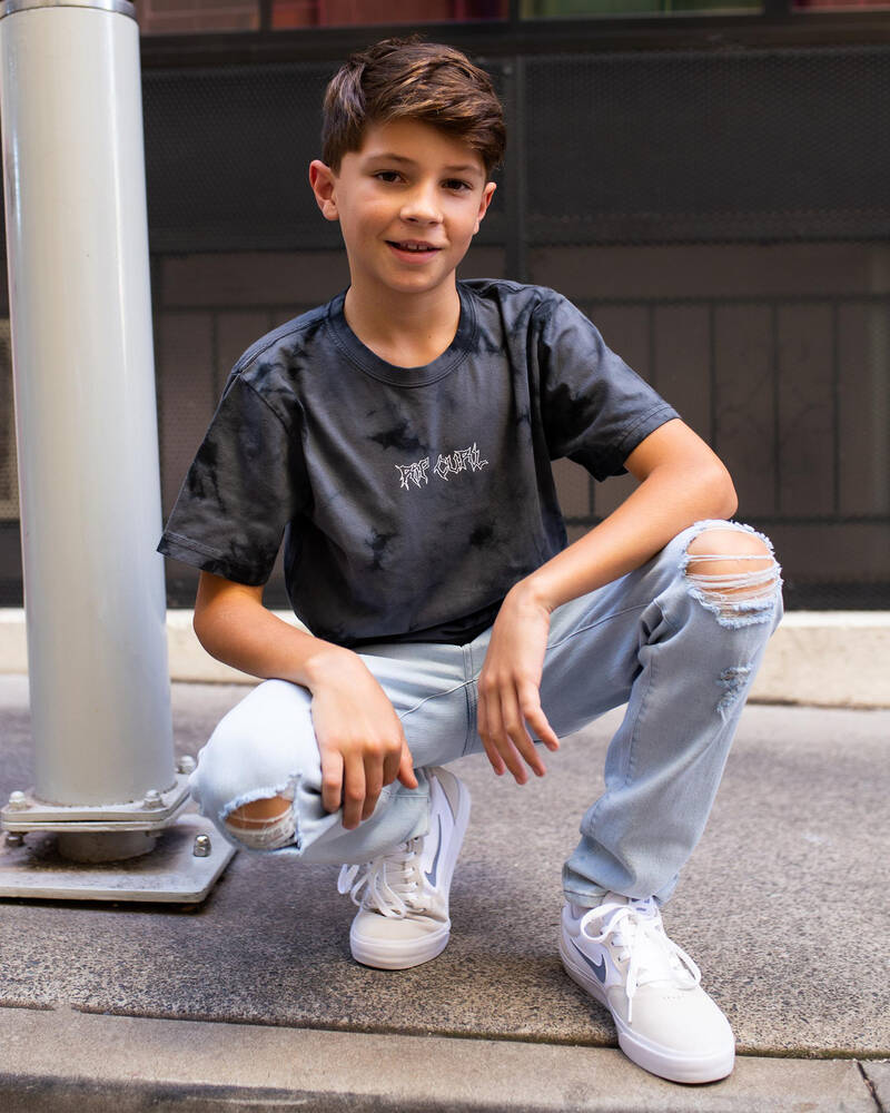 Rip Curl Boys' Head Noise Tie Dye T-Shirt for Mens