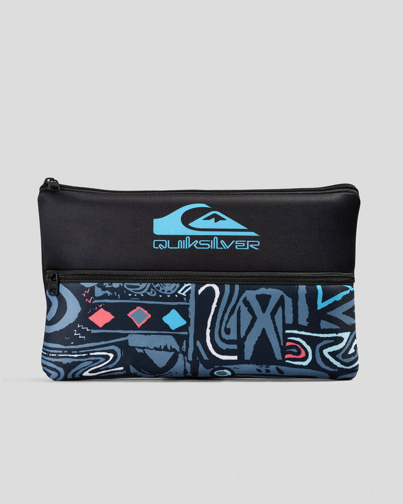 Quiksilver Blocked Jumbo Pencil Case for Mens