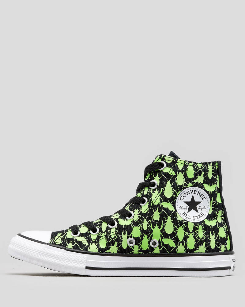 Converse Junior Boys' All Star Glow Bug Shoes for Mens
