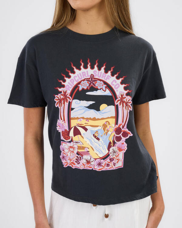 Rip Curl Girls' Costa Del Sol Band T-Shirt for Womens