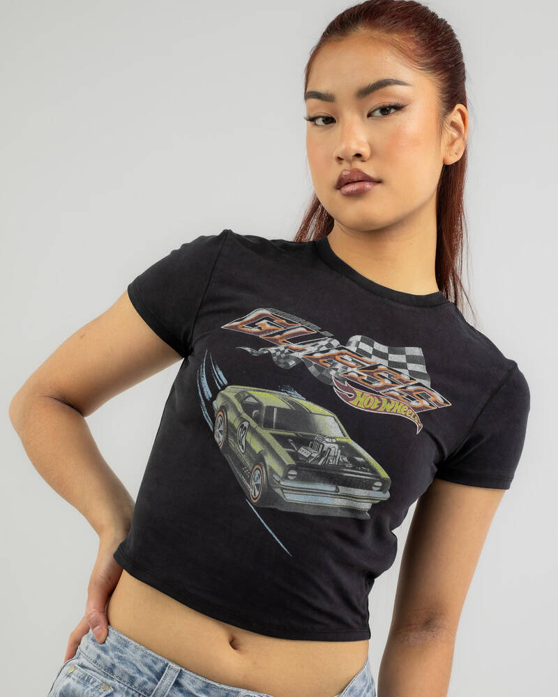 GUESS GO X HW Vintage Baby Tee for Womens