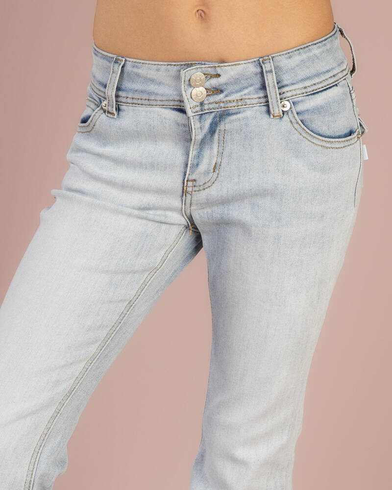 DESU Girls' Jawbreaker Bootleg Jeans for Womens