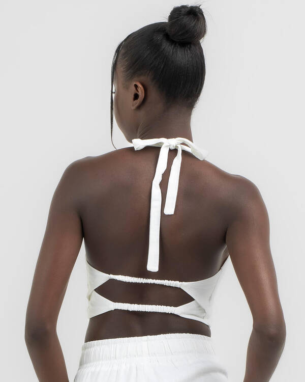 Mooloola Straddie Hawaii Halter Top for Womens