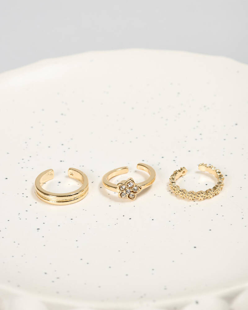 Karyn In LA Kiki Toe Ring Pack for Womens