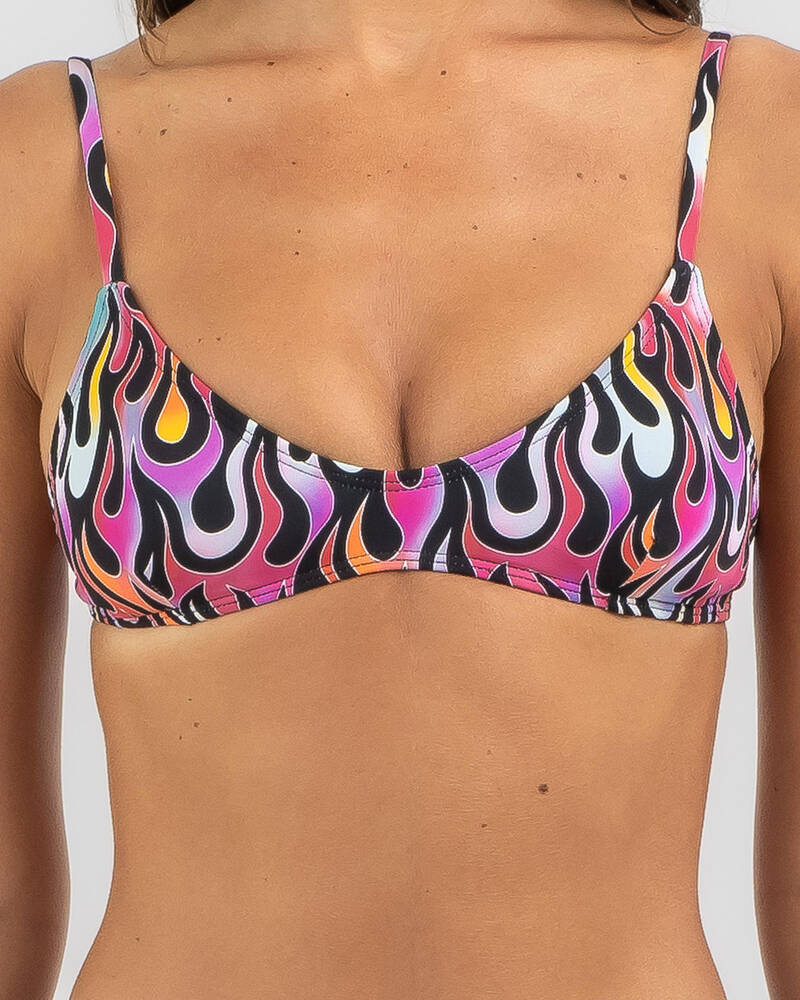 Topanga Wildfire Bralette Bikini Top for Womens