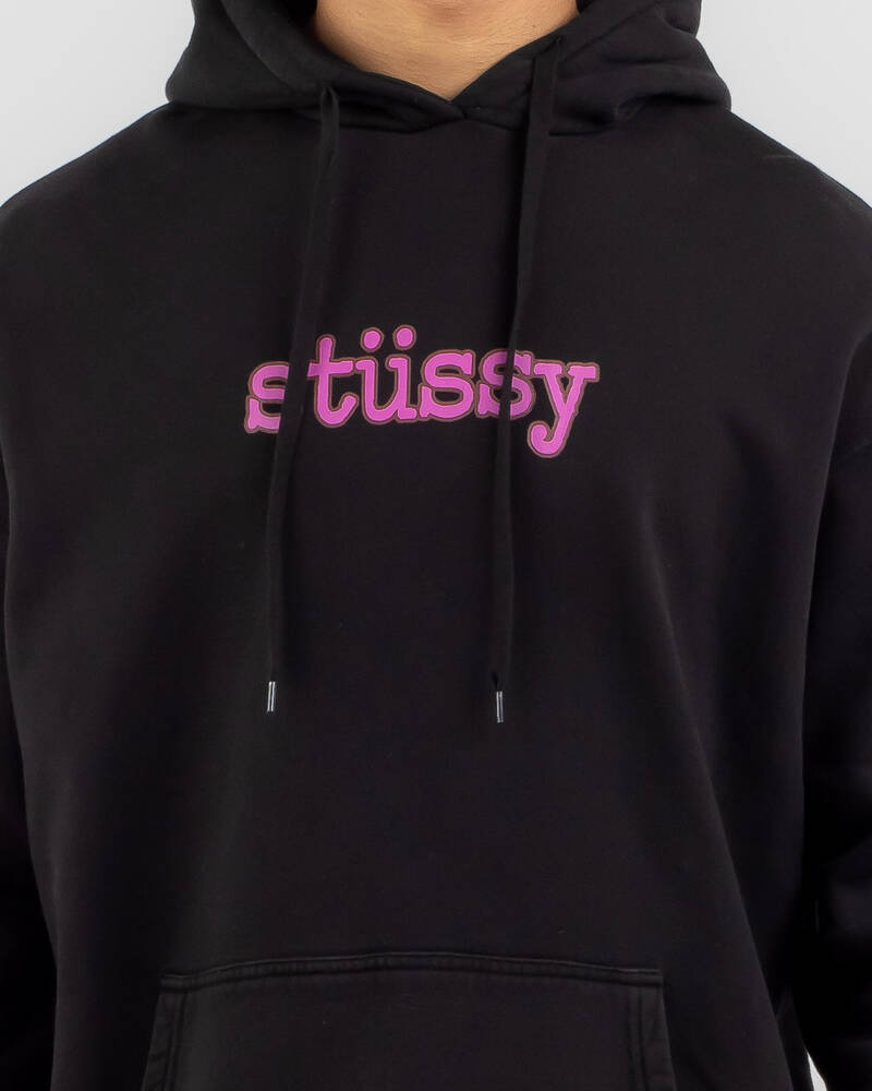 Stussy Typewriter Hoodie for Mens