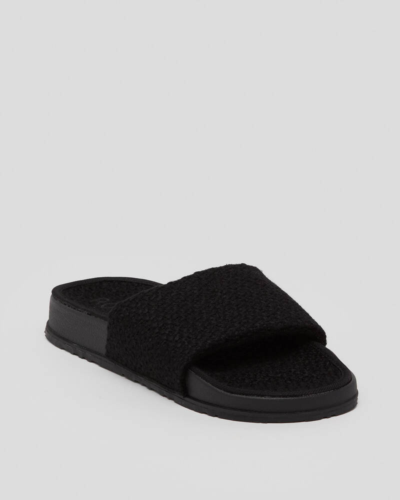 Roxy Slippy Boucle Slide Sandals for Womens
