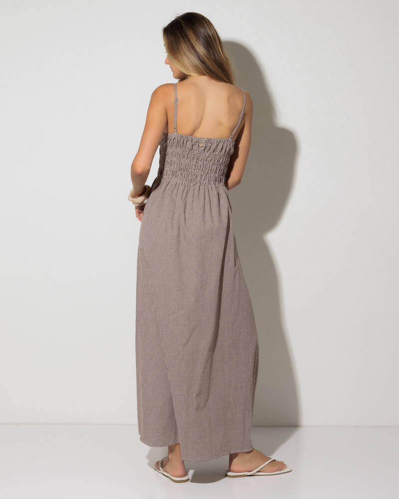 Rhythm London Check Midi Dress for Womens
