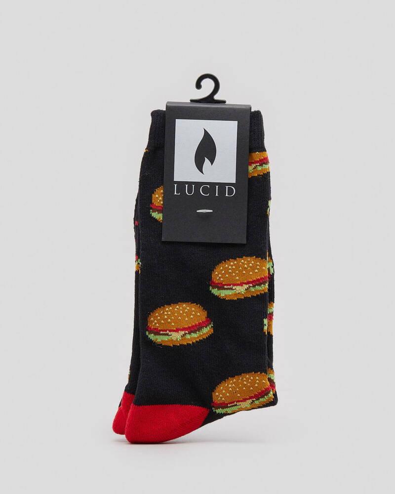 Lucid Good Burger Socks for Mens