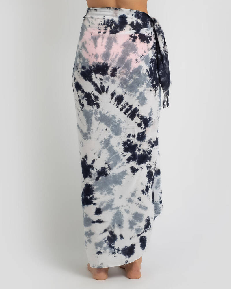 Topanga Tie Dye Mist Sarong for Womens