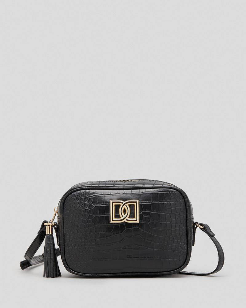 Ava And Ever Amelie Crossbody Bag In Black Croc - Fast Shipping & Easy ...