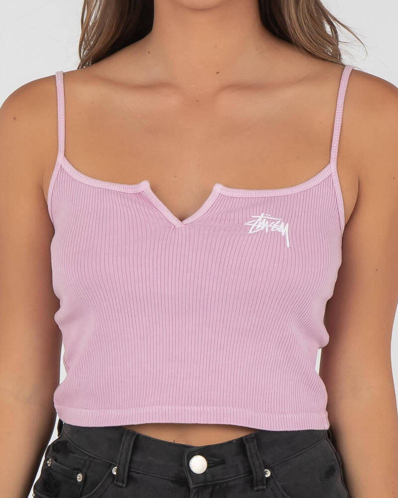 Stussy Elson Rib Singlet for Womens