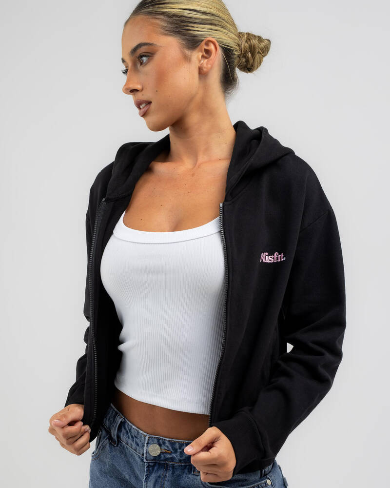M/SF/T Groomy Zip Through Hoodie for Womens