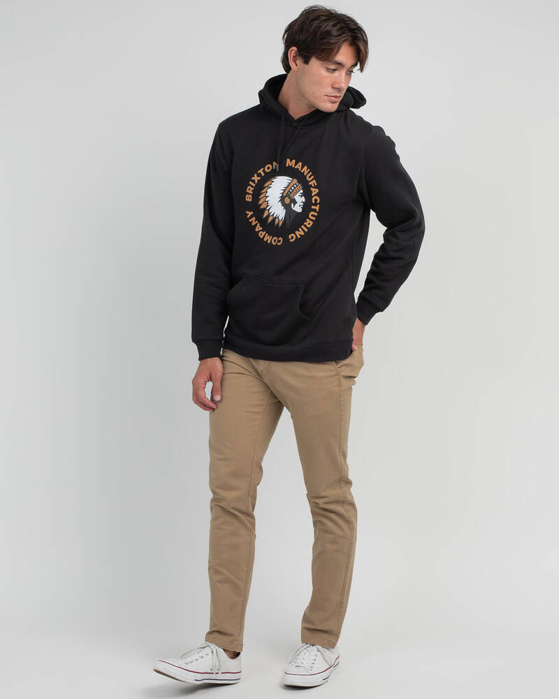 Brixton Rival Stamp Hoodie for Mens