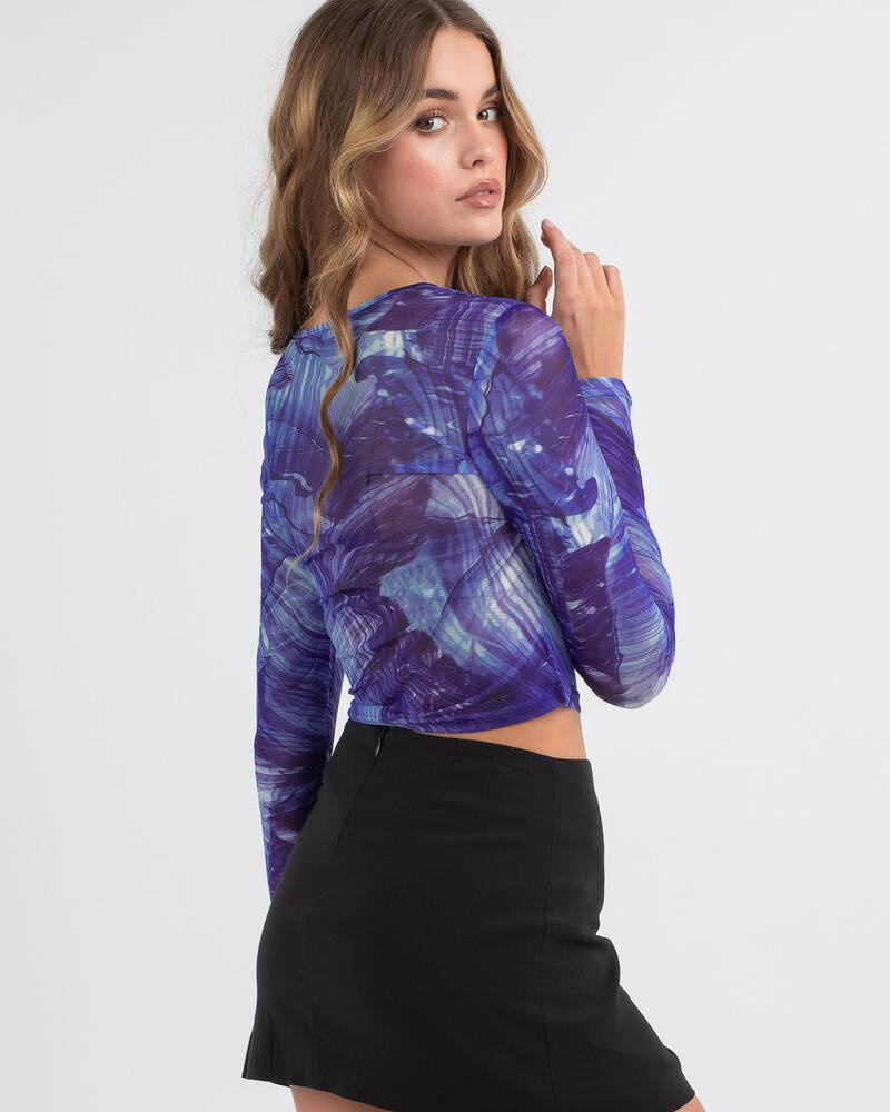 Ava And Ever Area 51 Mesh Top for Womens