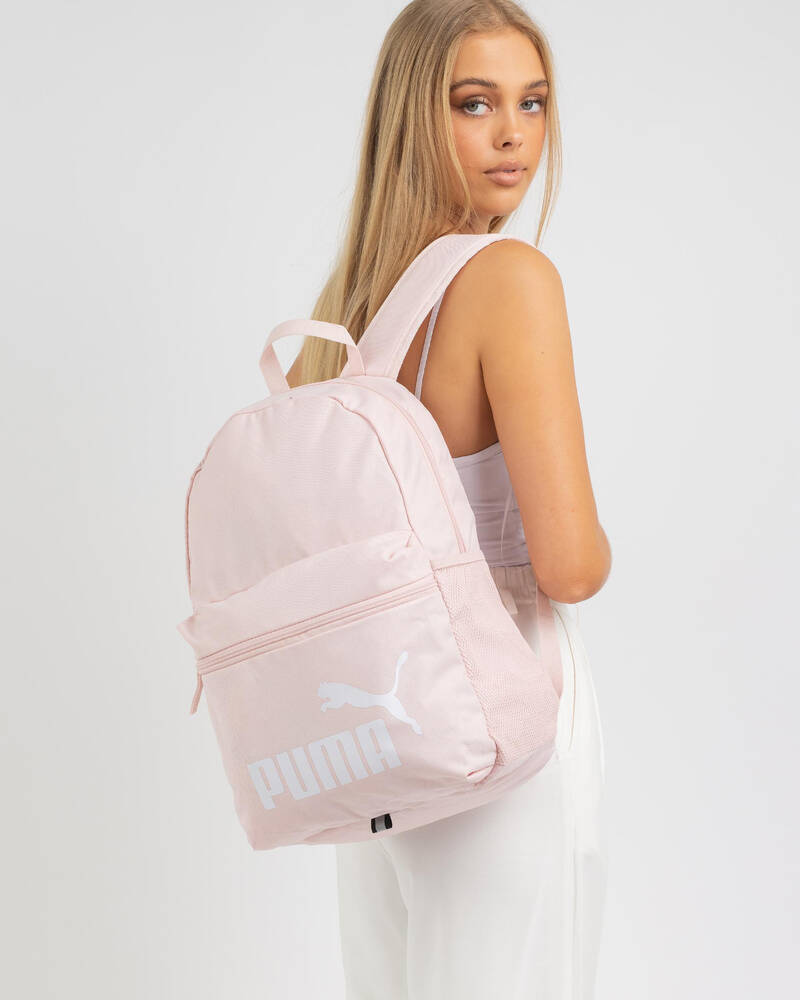 Shop Puma Phase Backpack In Chalk Pink Fast Shipping & Easy Returns