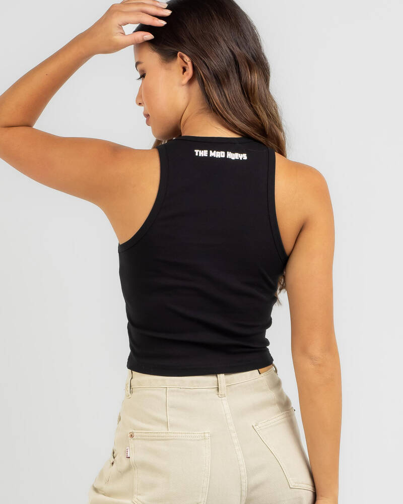 The Mad Hueys Aloha Fkrs Cropped Tank Top for Womens