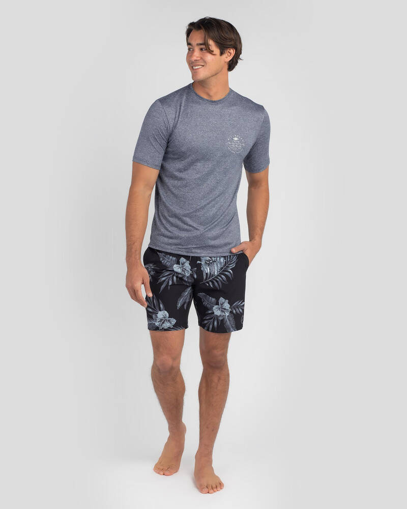 Billabong Wavey Davey Short Sleeve Rash Vest for Mens